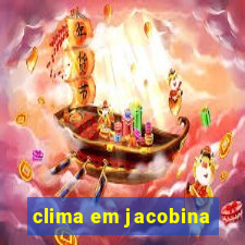 clima em jacobina